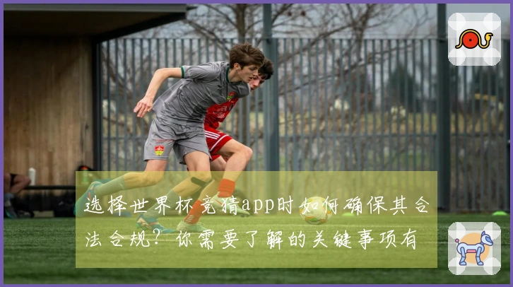 选择世界杯竞猜app时如何确保其合法合规？你需要了解的关键事项有哪些？