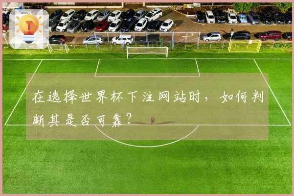 在选择世界杯下注网站时，如何判断其是否可靠？