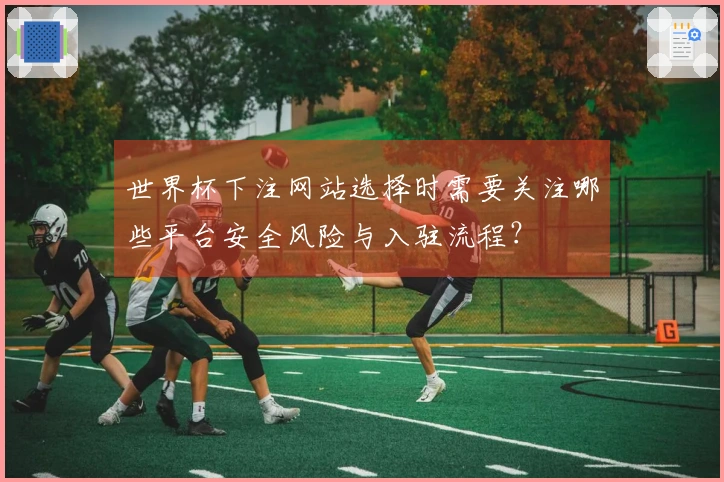 世界杯下注网站选择时需要关注哪些平台安全风险与入驻流程？