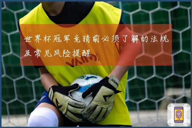 世界杯冠军竞猜前必须了解的法规及常见风险提醒