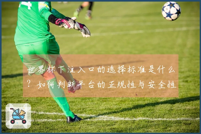 世界杯下注入口的选择标准是什么？如何判断平台的正规性与安全性？